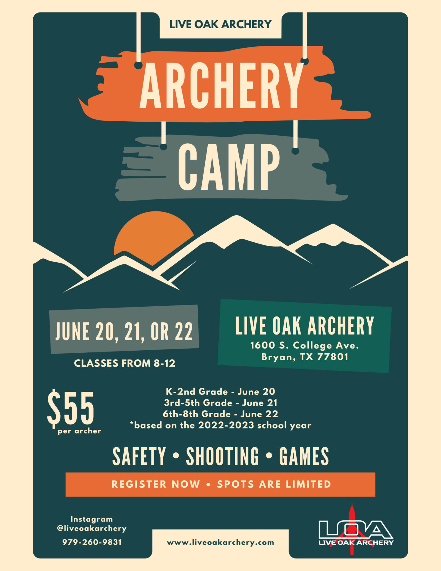 Live Oak Archery Summer Camp Live Oak Archery